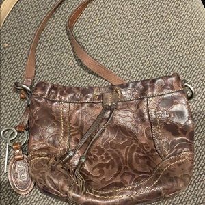 Authentic Brown Leather Fossil Purse